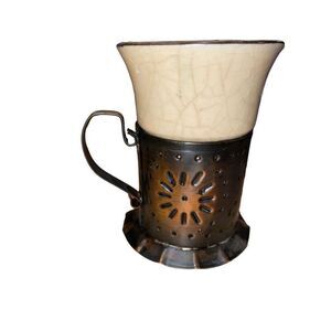 Pfaltzgraff Village Mug w/ Copper Holder